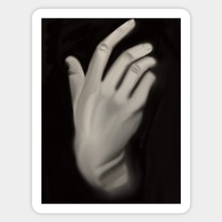 Hand portrait Sticker